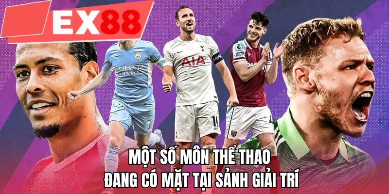 Một số môn thể thao đang có mặt tại sảnh giải trí